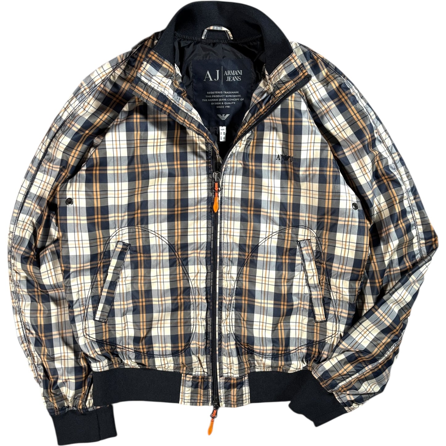 Armani Jeans 00’s Checkered Jacket S