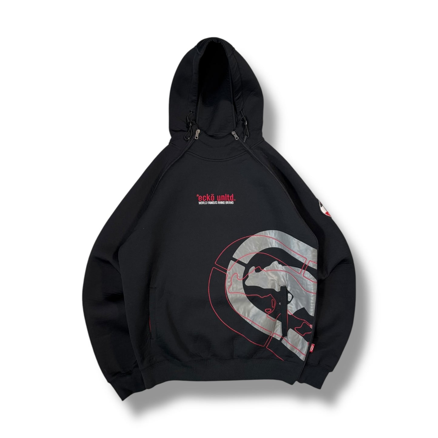 *Ecko unltd. 2005 Shoulder Zip Scuba Hoodie Extra Large