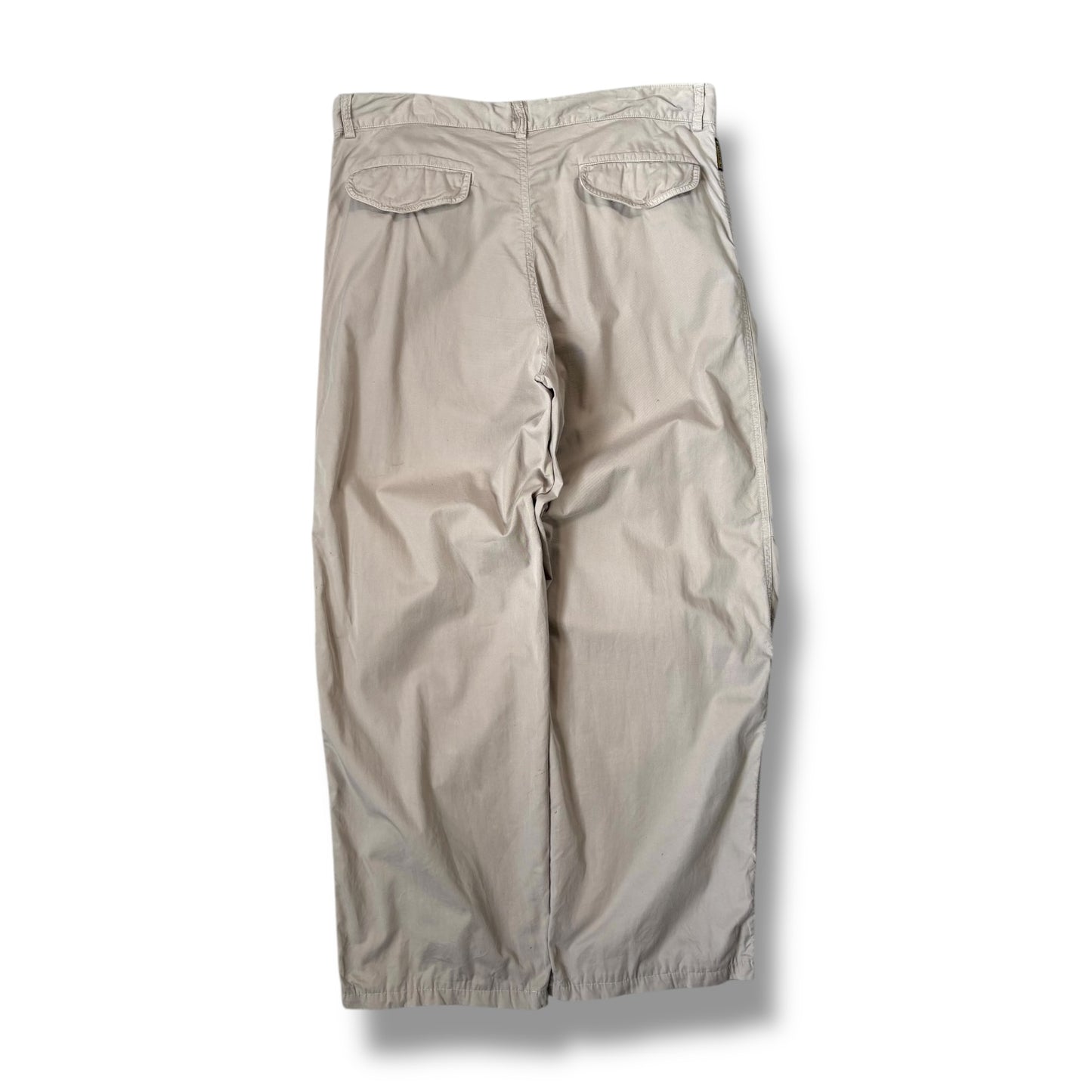 Armani Jeans 00’s Darted Knee Parachute Bottoms 34W