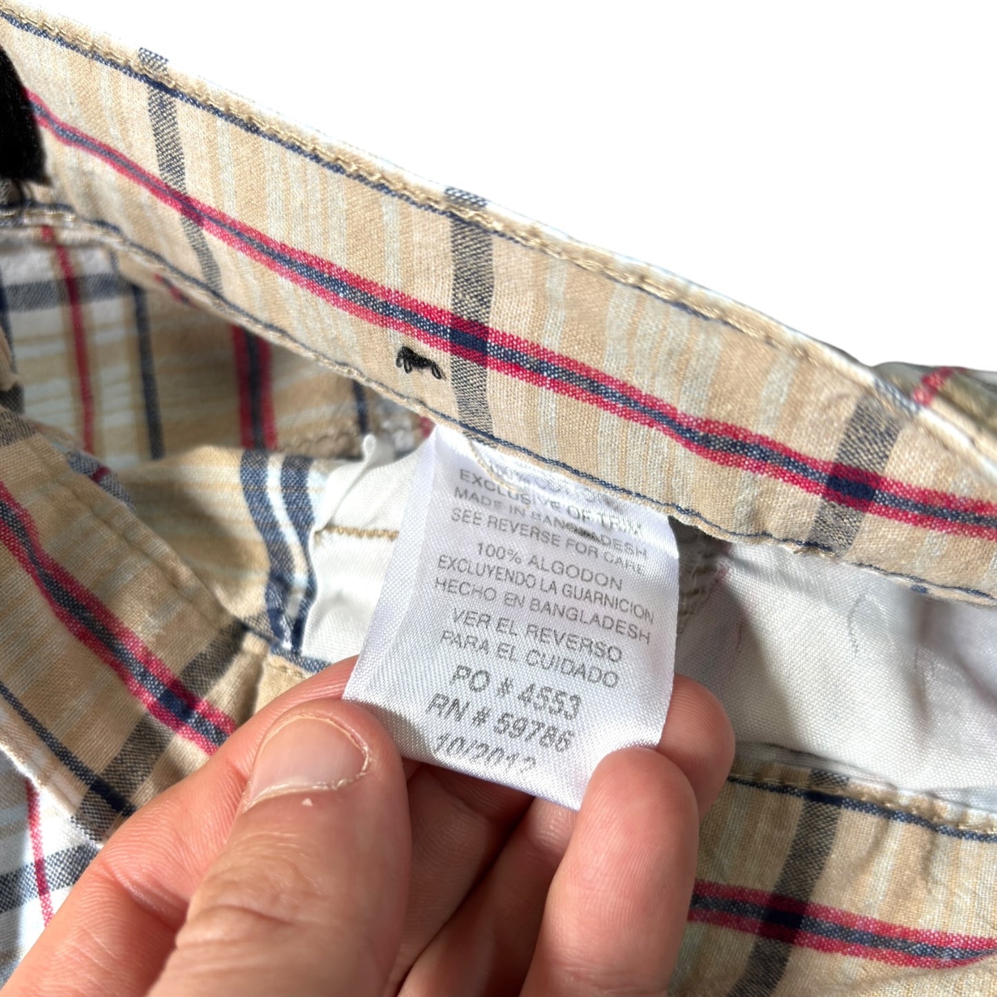 Airwalk 00’s Plaid Cargo Shorts W34