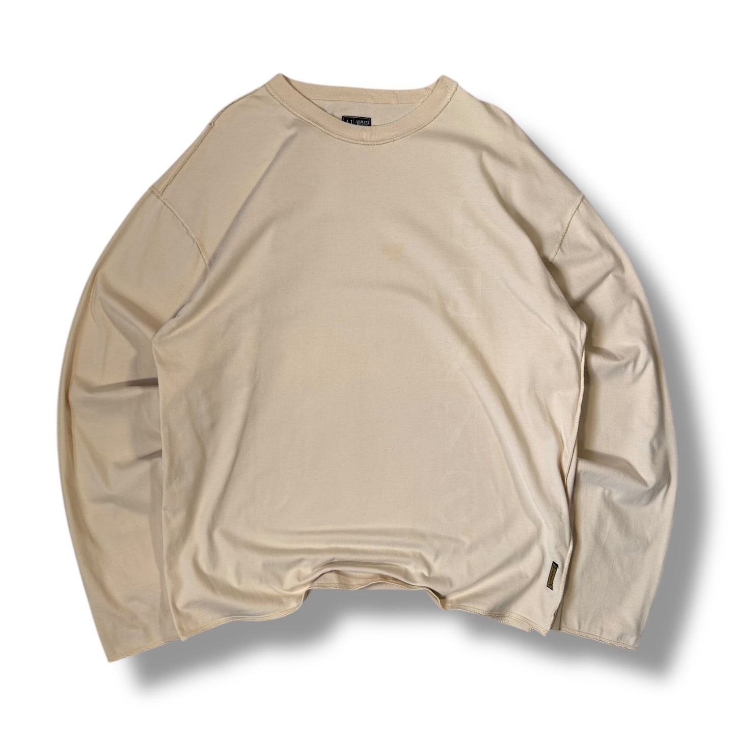 Armani Jeans 00’s Khaki Longsleeve T Shirt Extra Large
