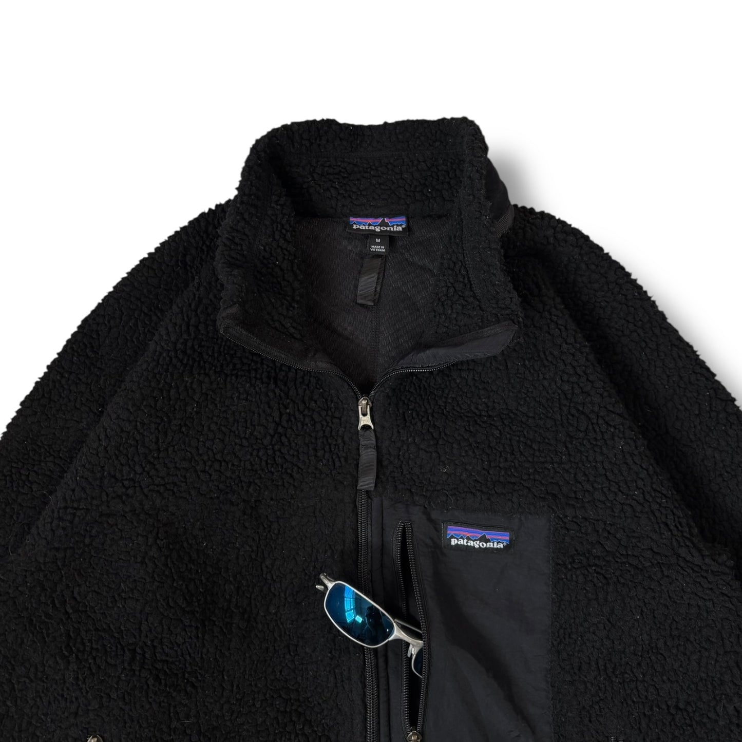 Patagonia Retro X Fleece Black Jacket Medium