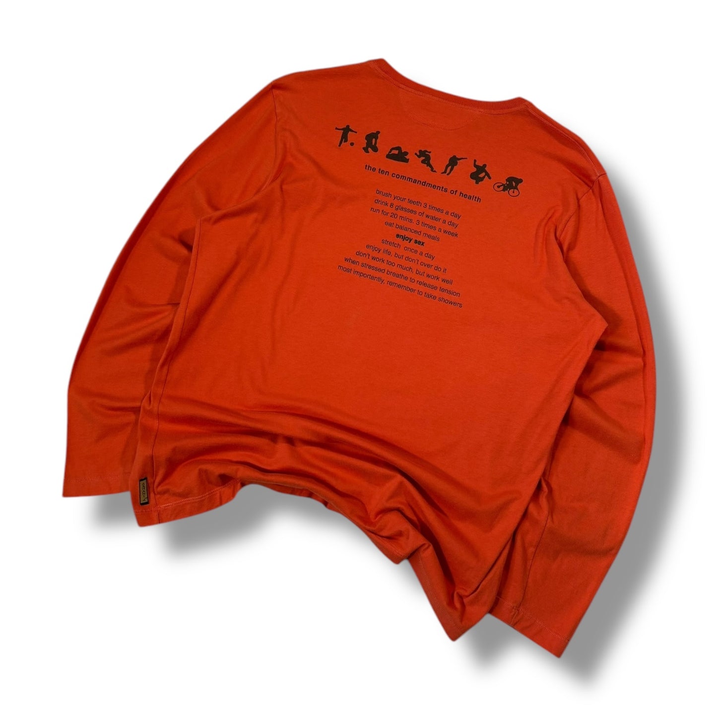 Armani Jeans 00’s “Enjoy Sex” Longsleeve T Shirt Large