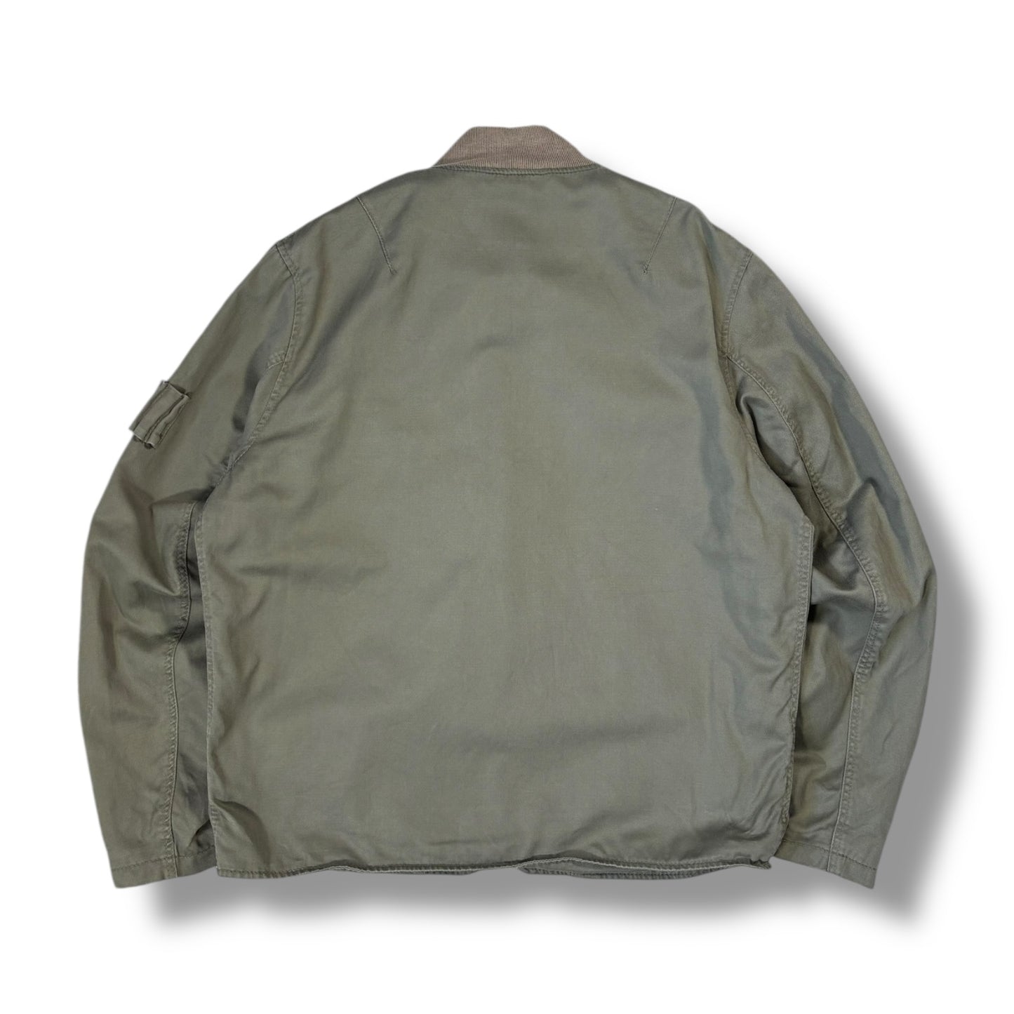 FCUK 00’s Khaki Bomber Jacket Large