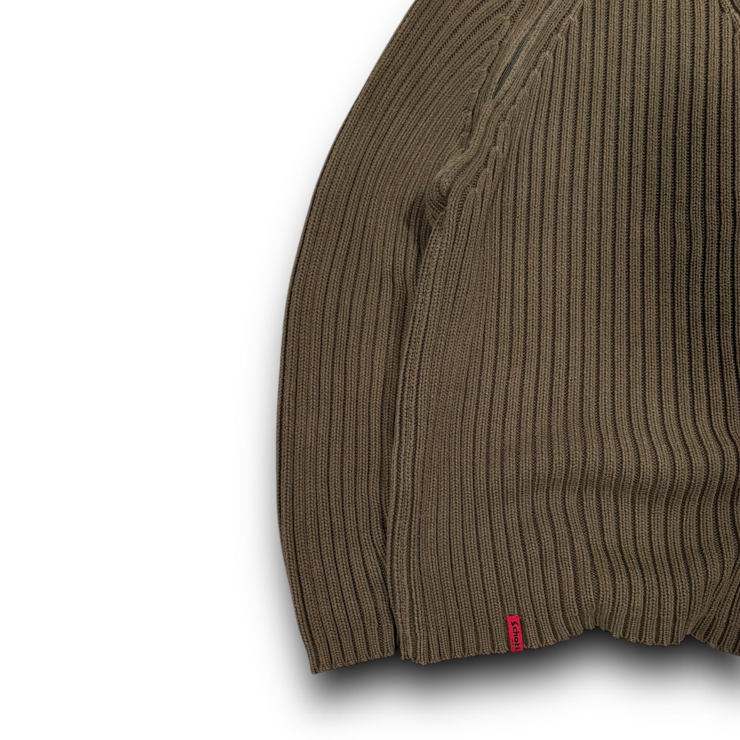 Schott NYC 00’s Dual Zip Knitted Balaclava Hoodie Extra Large