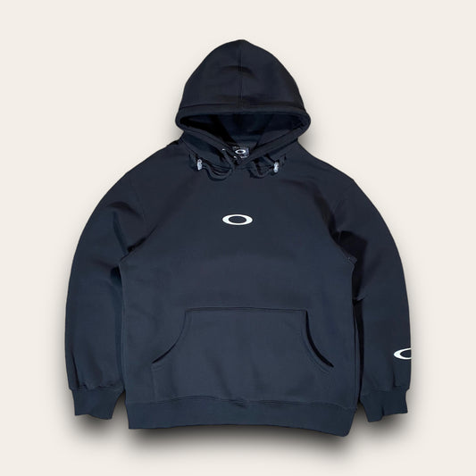 Oakley Software 2000’s Rubberised Logo Hoodie L