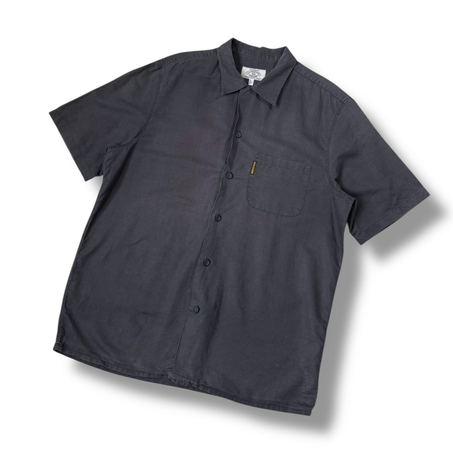 Armani Jeans 00’s Linen Short Sleeved Shirt Large