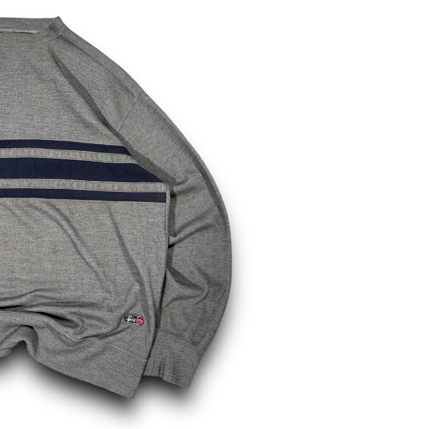 Stüssy 90’s Striped Sweatshirt Extra Large