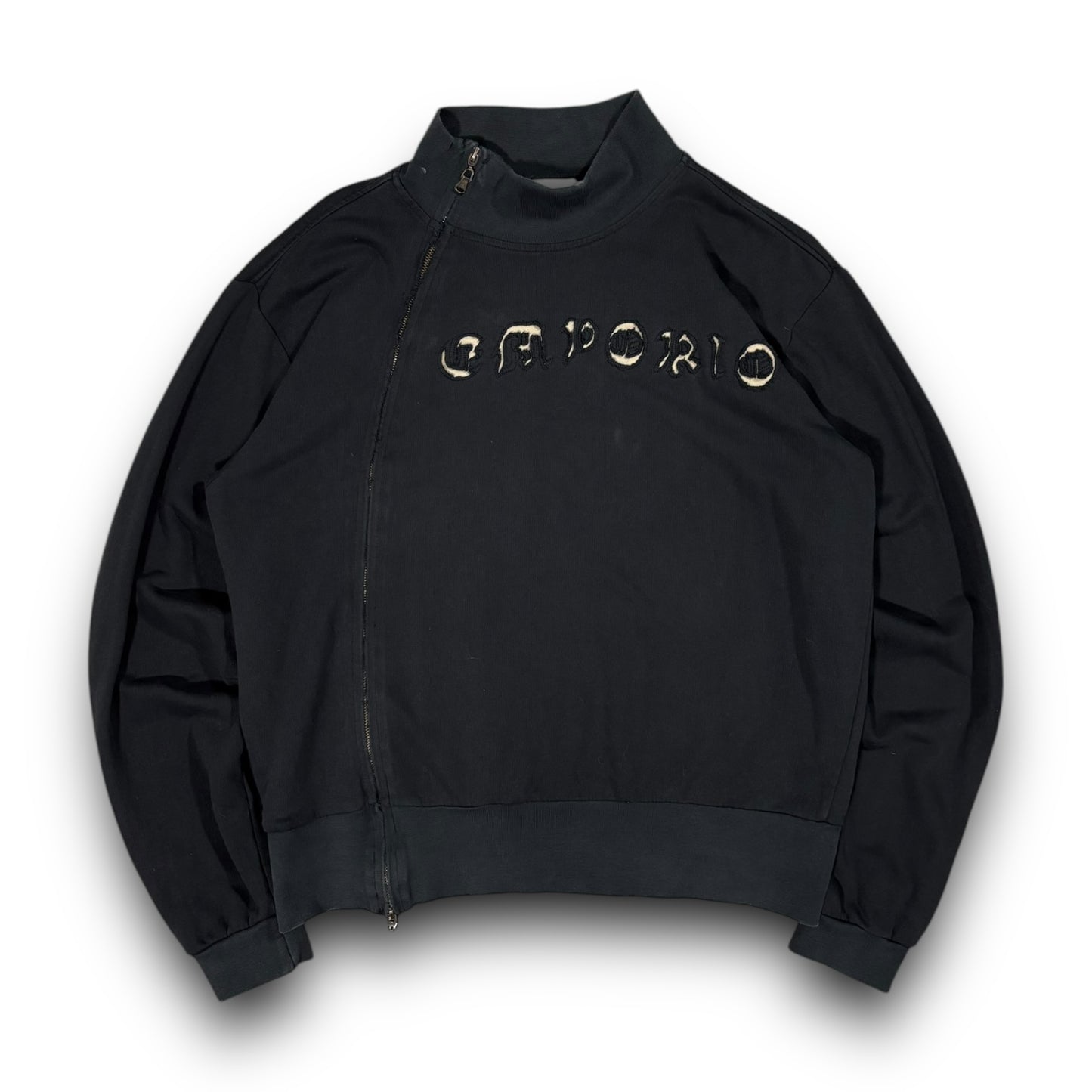 Emporio Armani 00’s Asymmetrical Zipped Jacket Extra Large