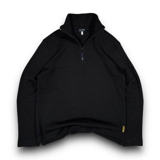 Armani Jeans 00’s Quarter Zip Knit Jumper Medium