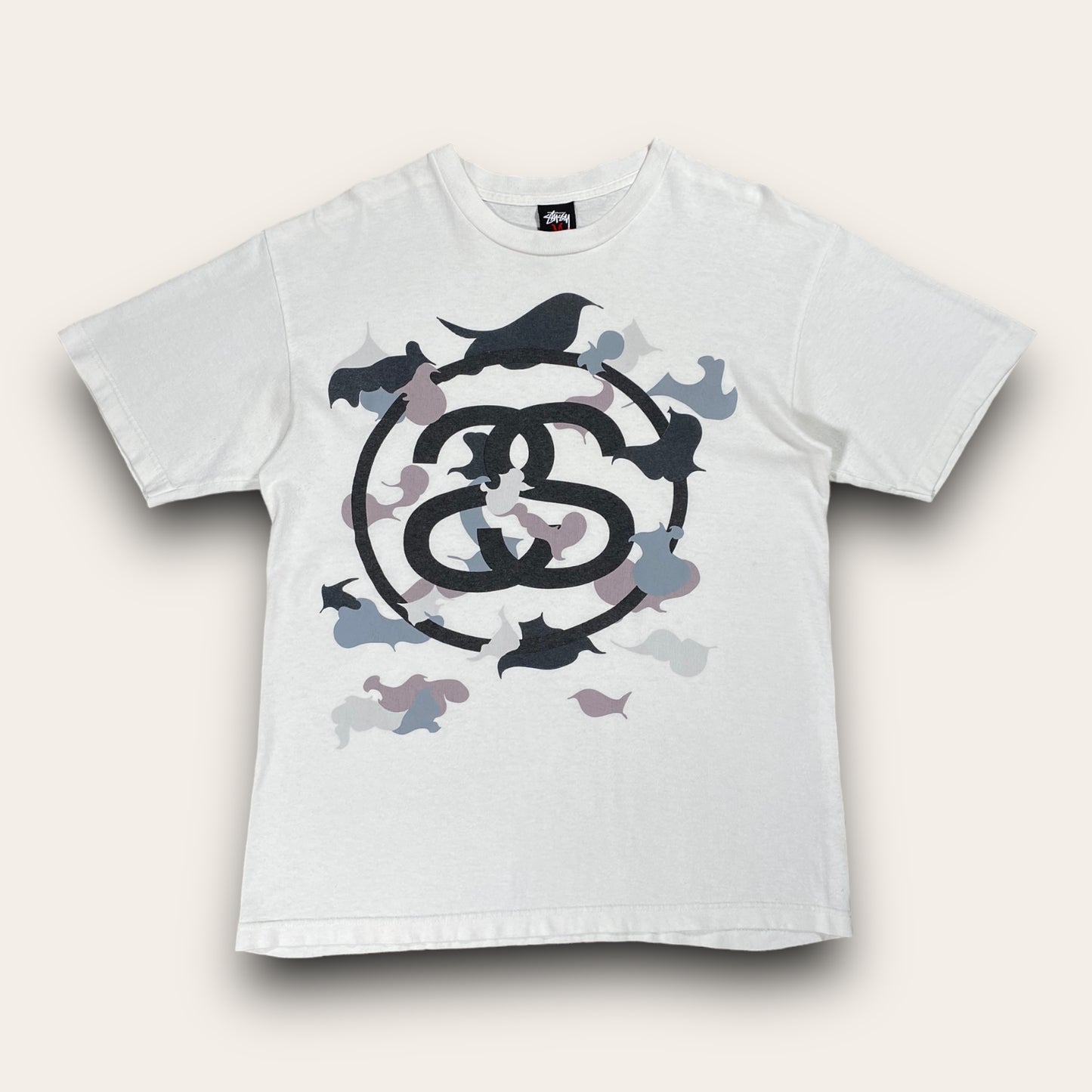 Stüssy 2000’s Snow Camo T Shirt M