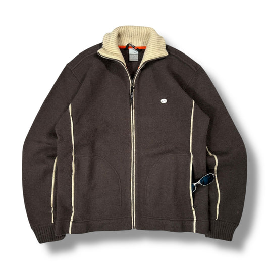 Nike 00’s Full Zip Knit Jumper Medium