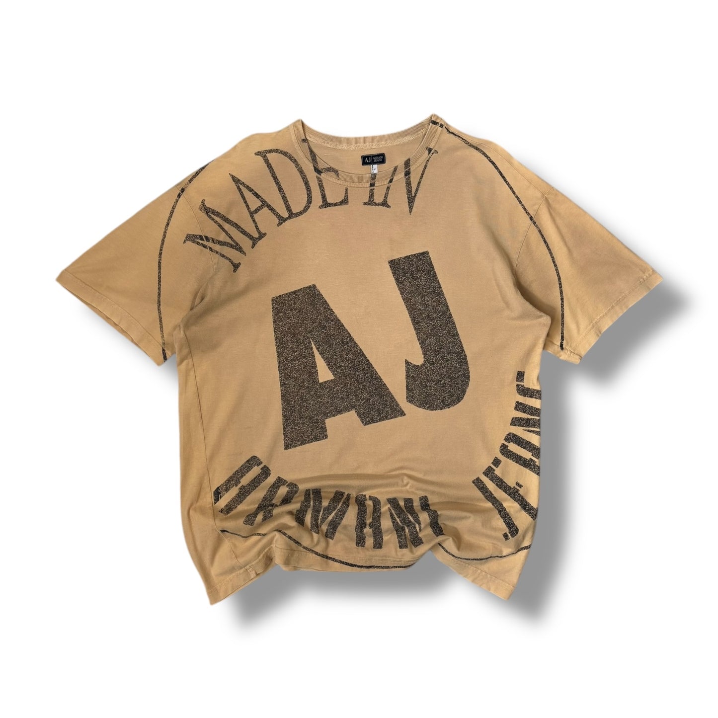 Armani Jeans 00’s Khaki T Shirt Large