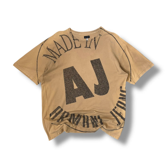 Armani Jeans 00’s Khaki T Shirt Large