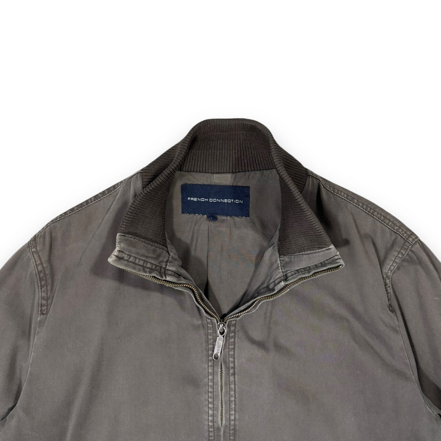 FCUK 00’s Khaki Bomber Jacket Large