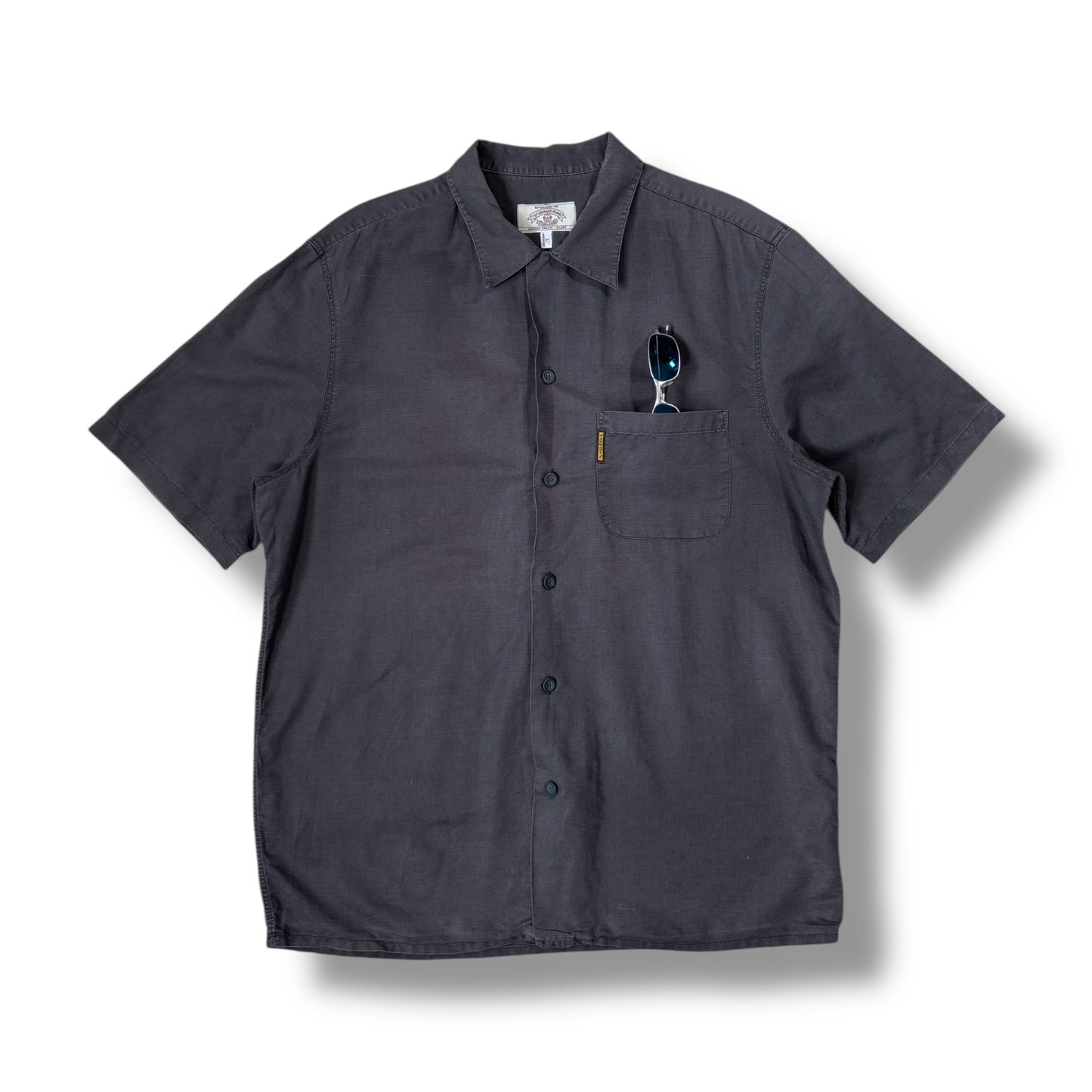 Armani Jeans 00’s Linen Short Sleeved Shirt Large