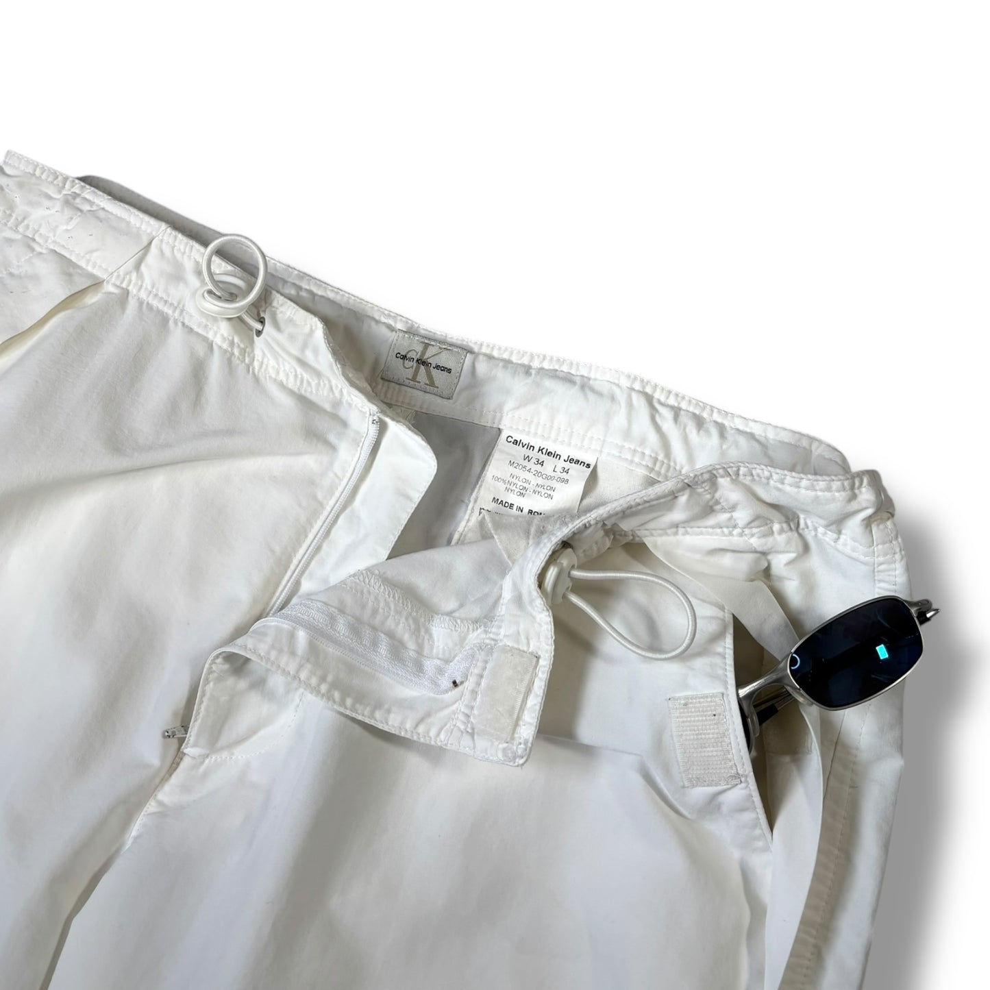 Calvin Klein Khaki 00’s Parachute Bottoms 34W