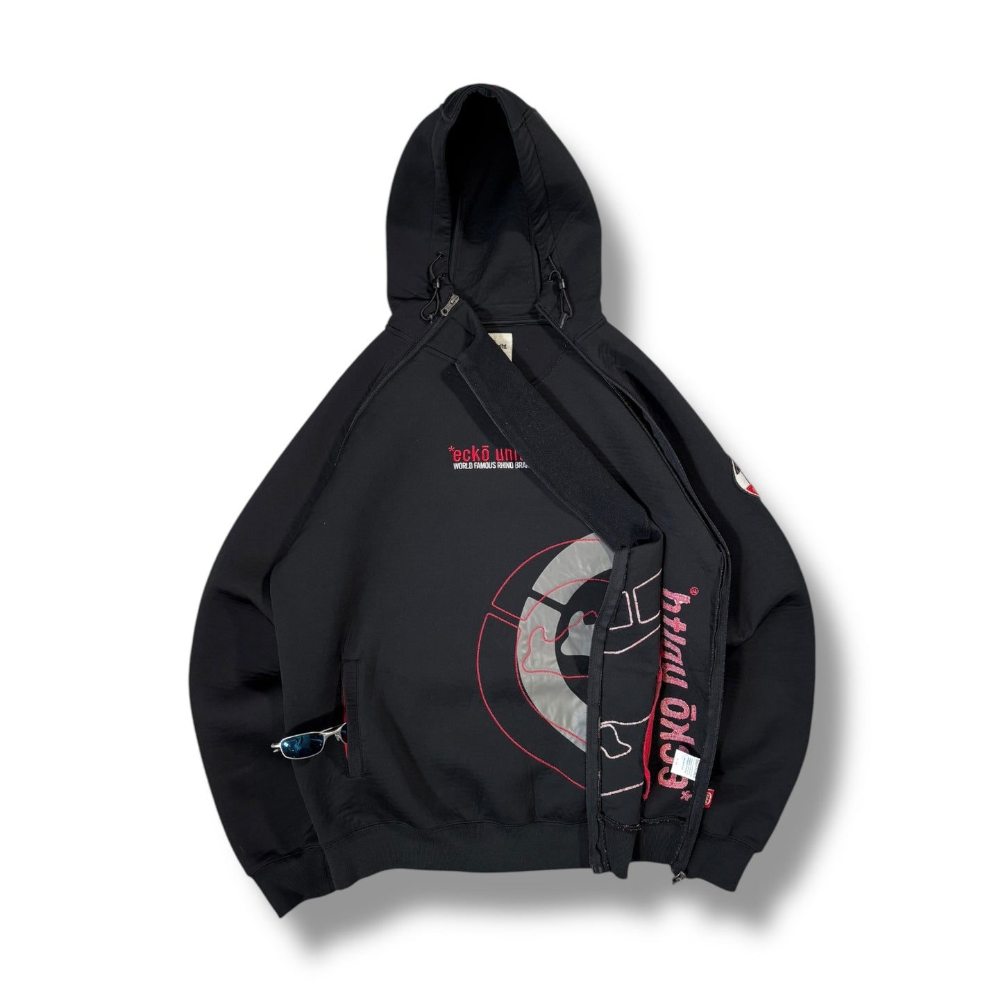 *Ecko unltd. 2005 Shoulder Zip Scuba Hoodie Extra Large