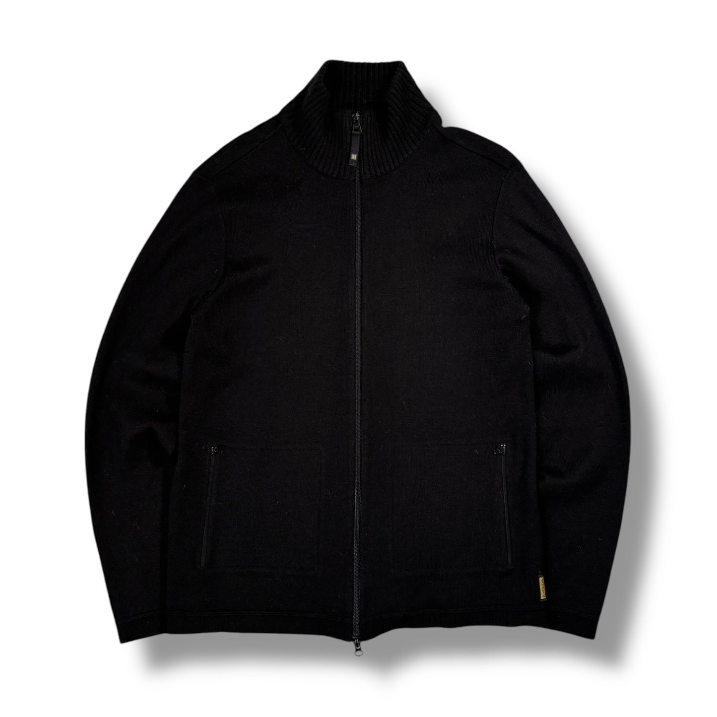 Armani Jeans 00’s Full Zip Knit Jumper Medium