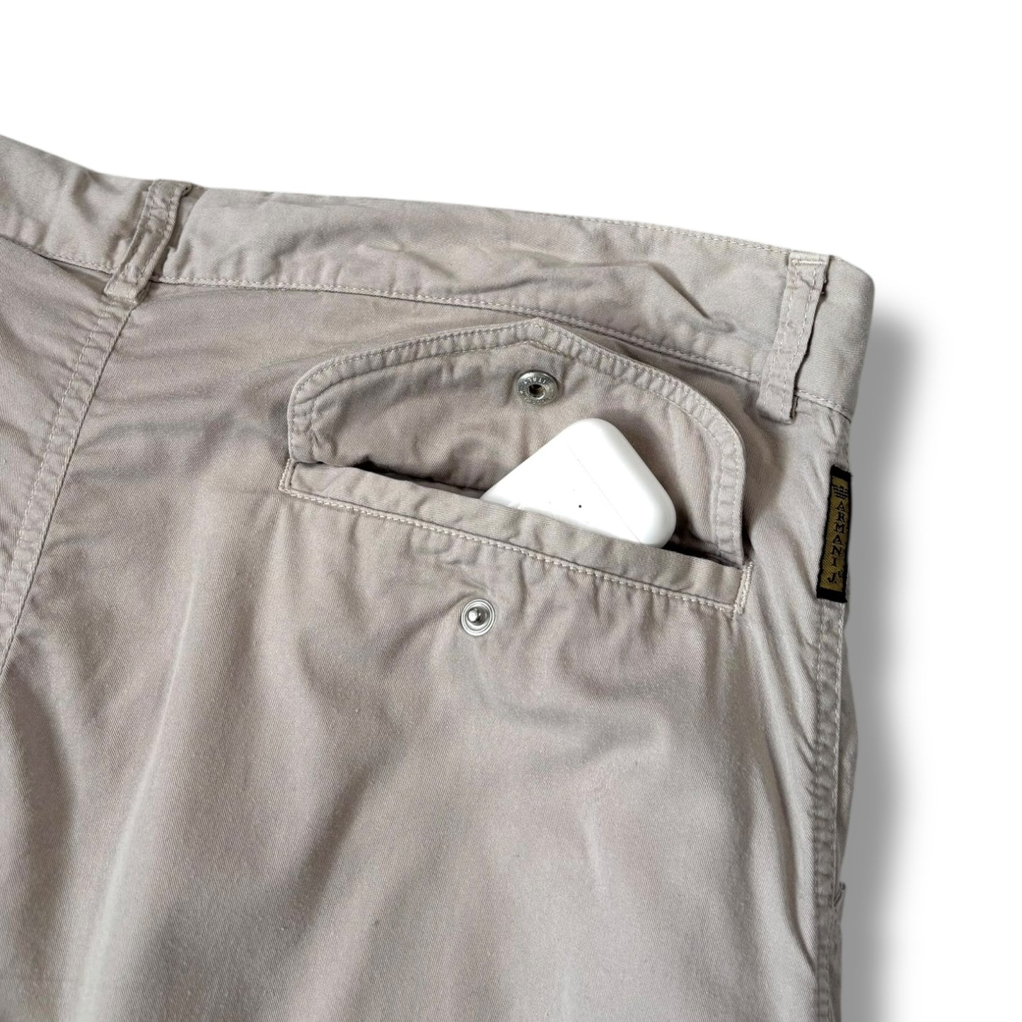 Armani Jeans 00’s Darted Knee Parachute Bottoms 34W