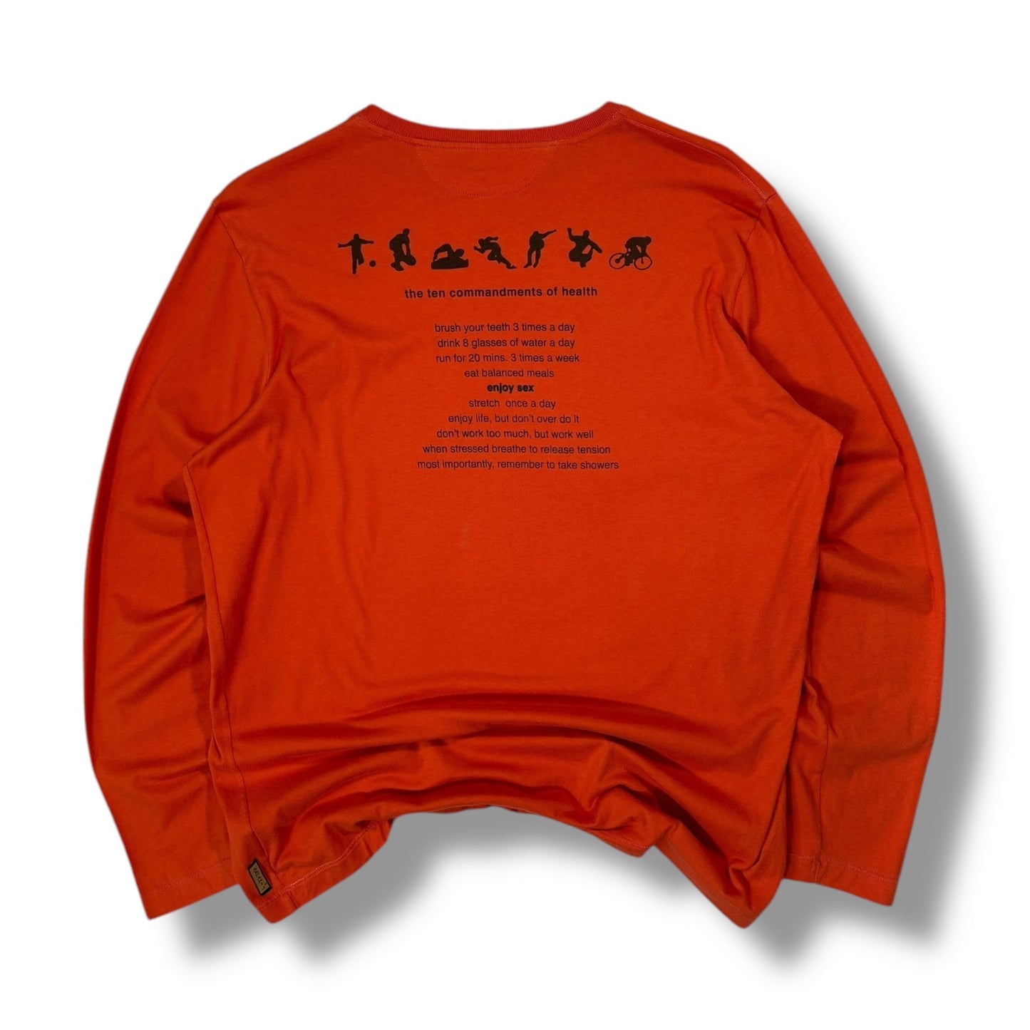 Armani Jeans 00’s “Enjoy Sex” Longsleeve T Shirt Large