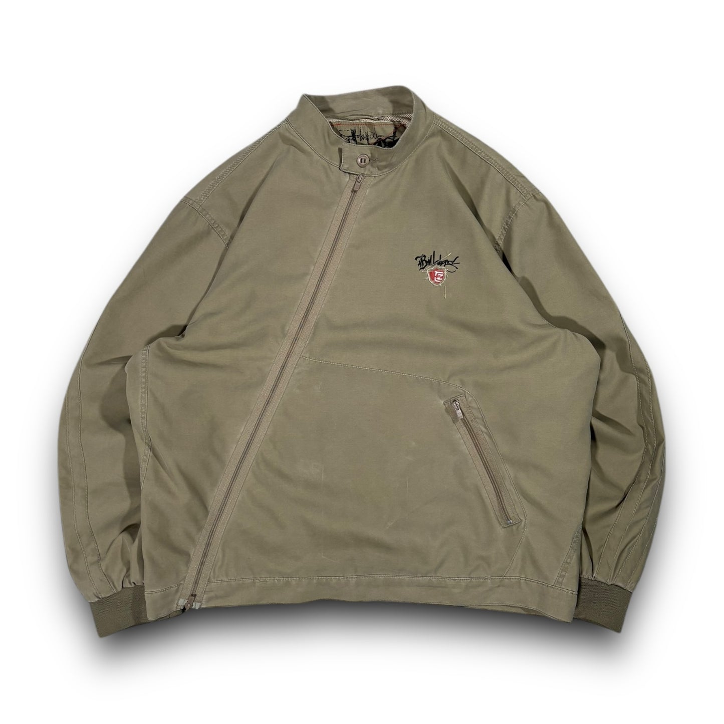 Billabong 00’s Asymmetric Mesh Zip Guard Jacket Extra Large