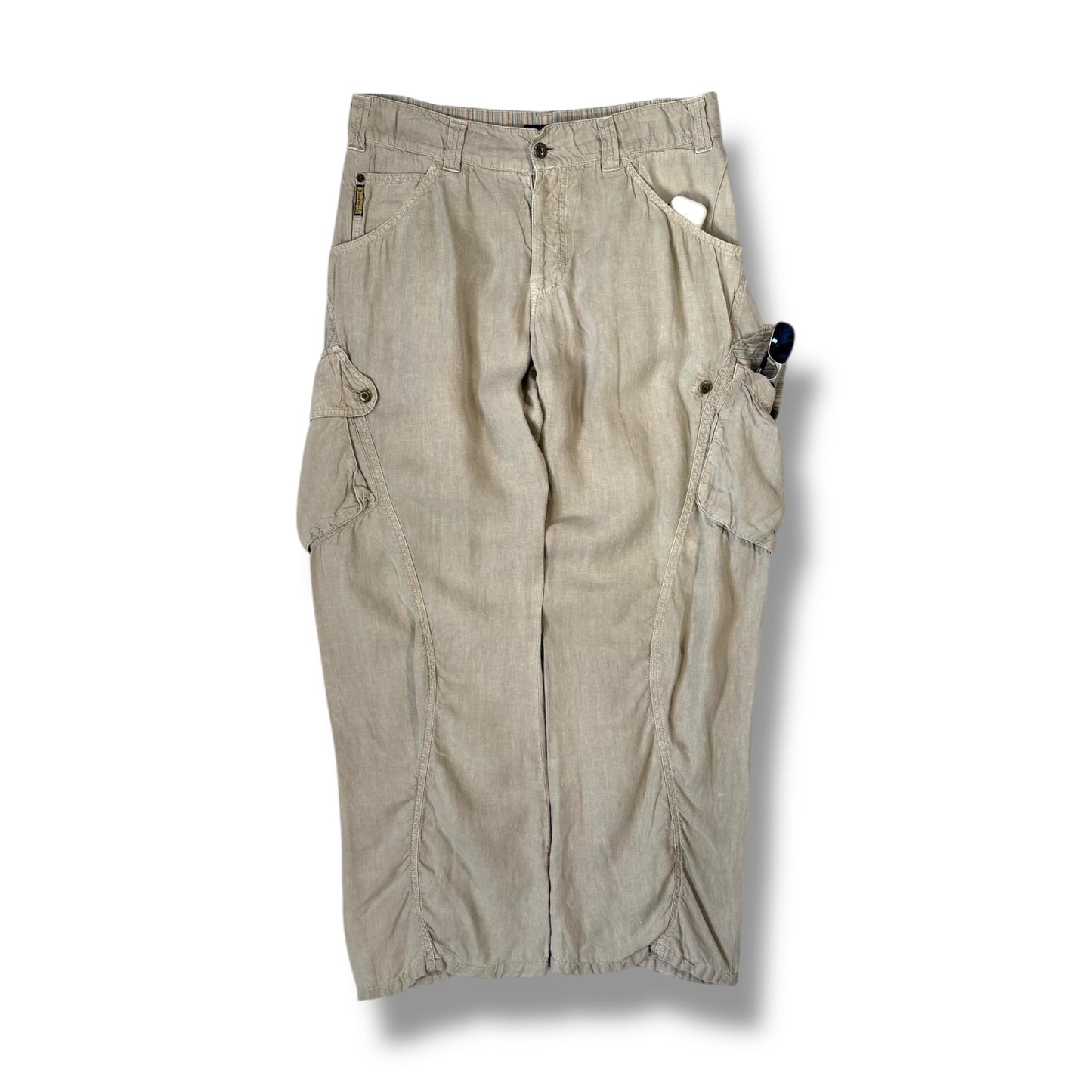 Armani Jeans 00’s Linen Cargo Bottoms 33W