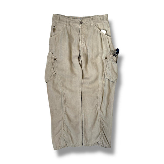 Armani Jeans 00’s Linen Cargo Bottoms 33W
