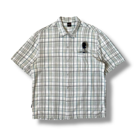 Ripcurl 00’s Short Sleeve Plaid Shirt Large