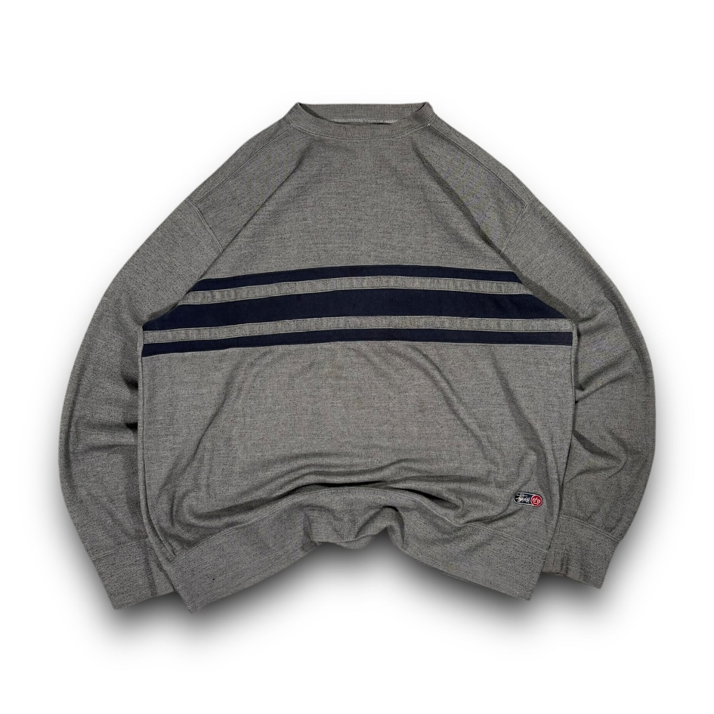 Stüssy 90’s Striped Sweatshirt Extra Large