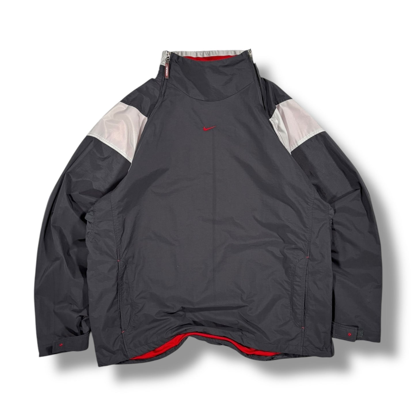 Nike Air Max Dual Zip Center Swoosh Panelled Pullover Jacket Extra Large