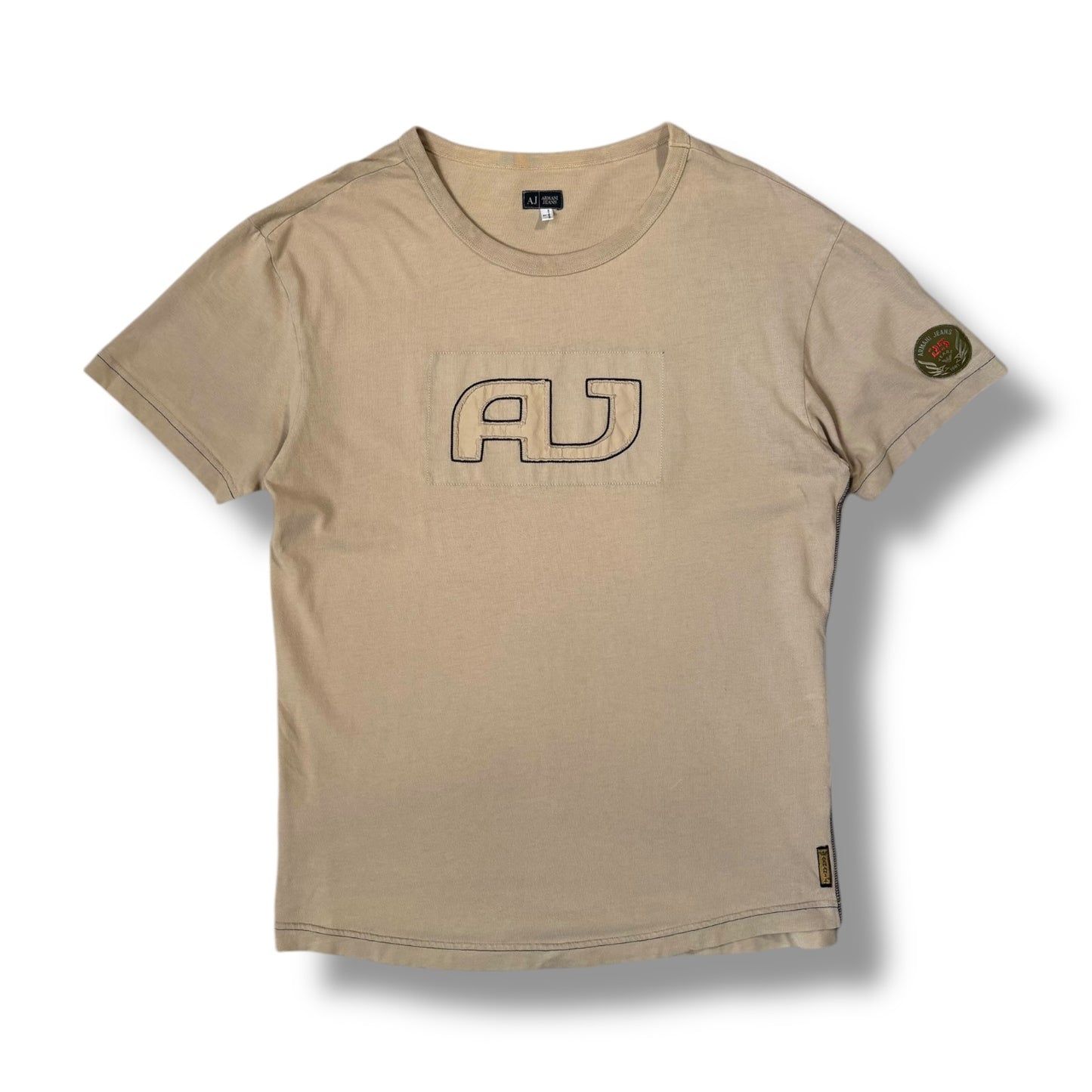 Armani Jeans 00’s Khaki T Shirt Large