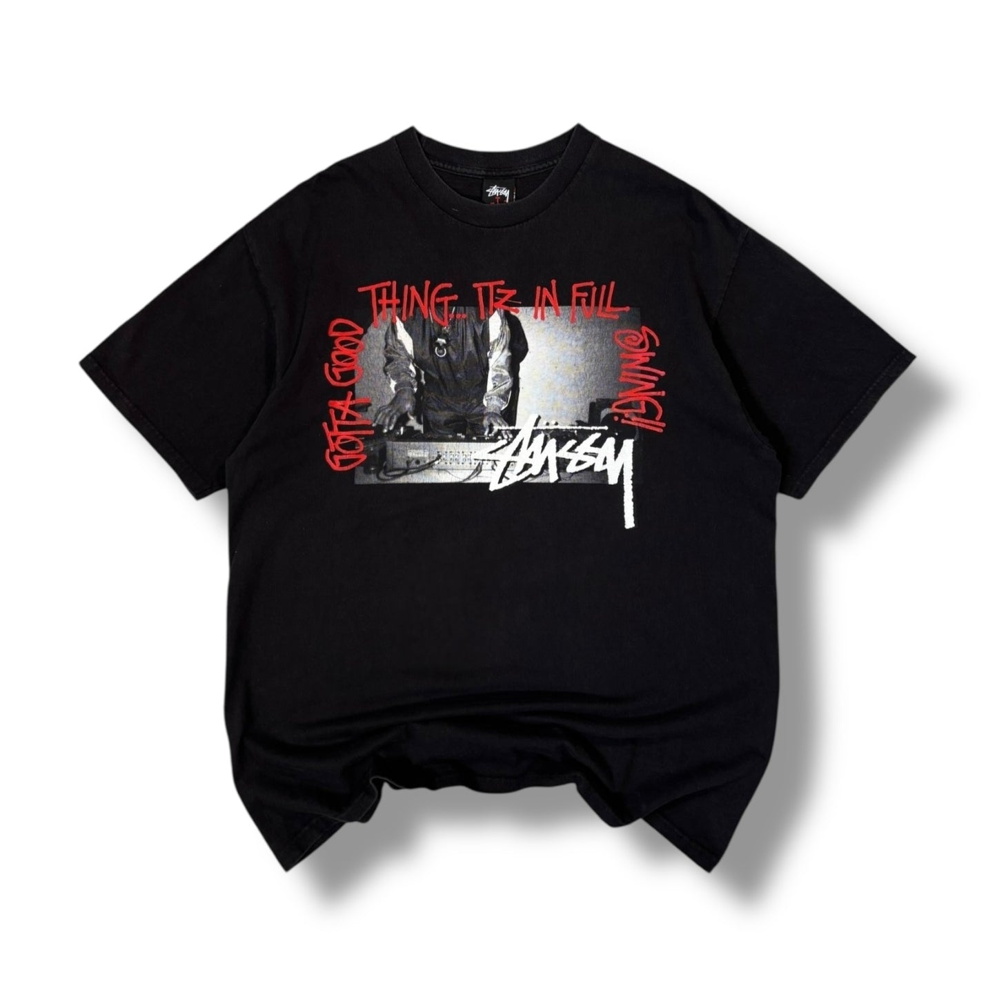 Stüssy 00’s “Full Swing” T Shirt Large