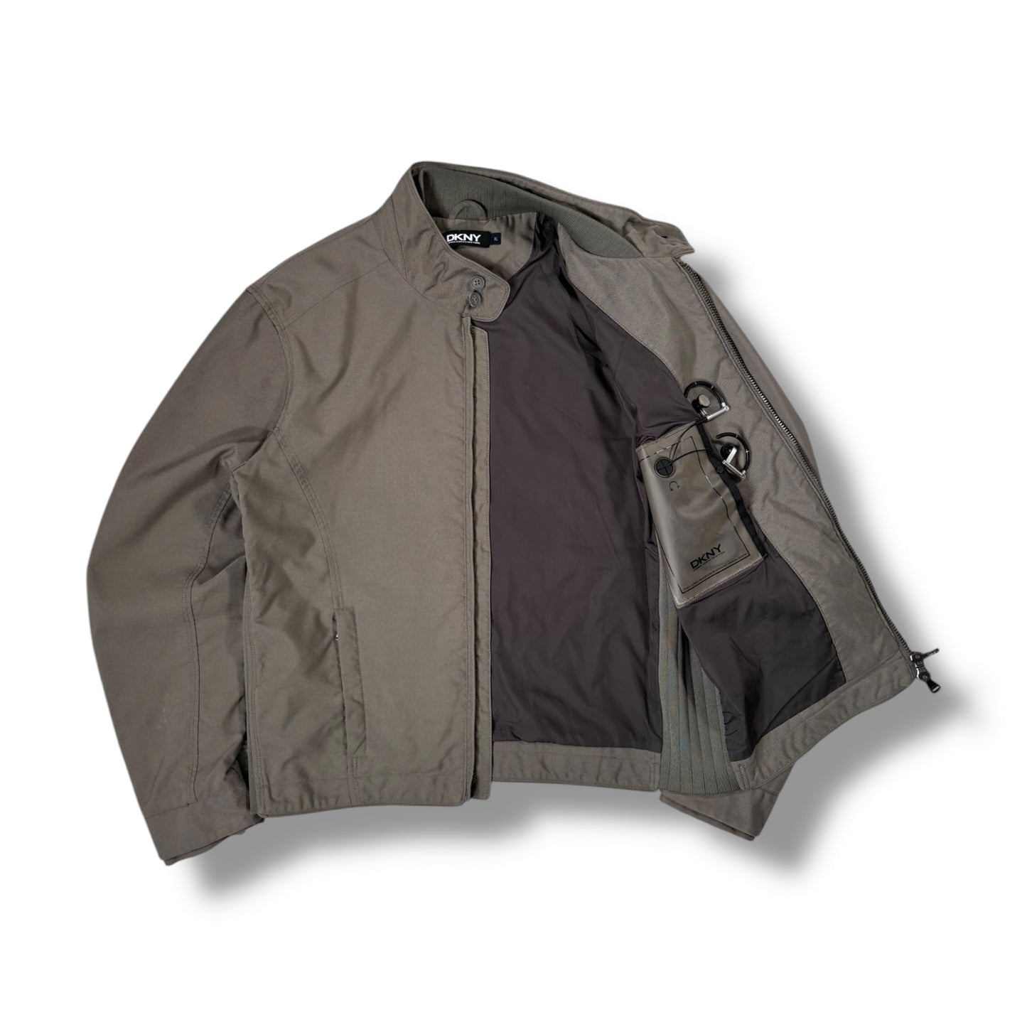 DKNY 00's Slate Grey Bomber
Jacket Extra Large