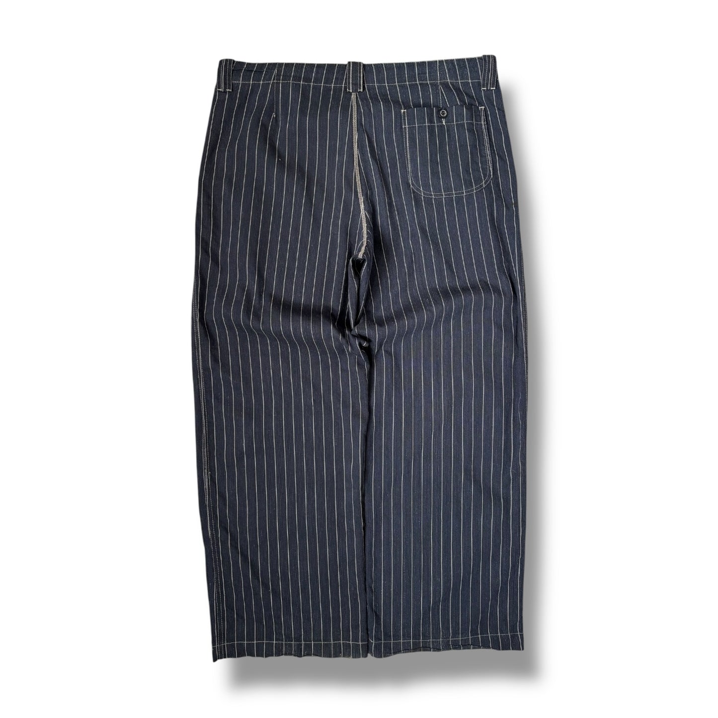 Armani Jeans 00’s Pinstripe Hemp Bottoms 36W