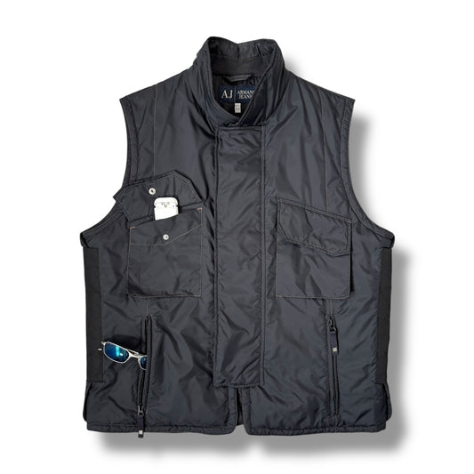 Armani Jeans 00’s Tactical Ballistic Vest Jacket Medium