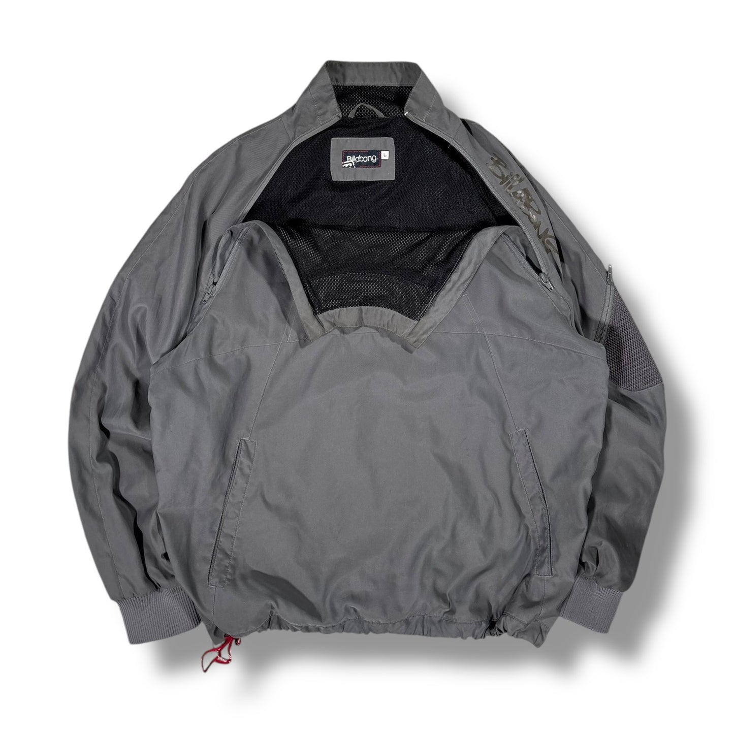 Billabong 2002 Asymmetrical Dual Zip Jacket Large