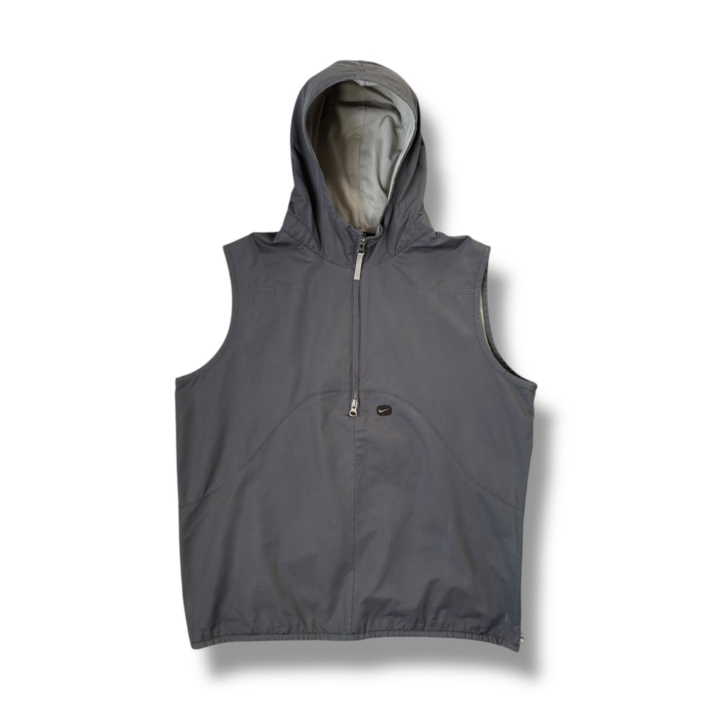 Nike 2000’s Overlocked Stitch Hooded Gillet Medium