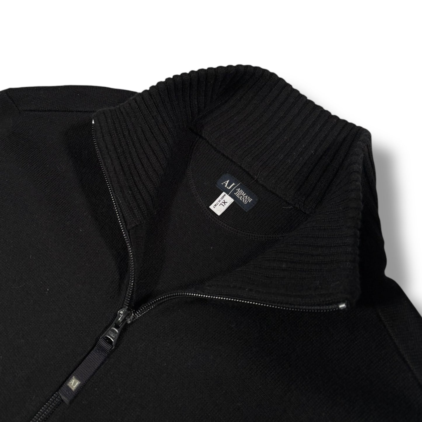 Armani Jeans 00’s Full Zip Knit Jumper Medium