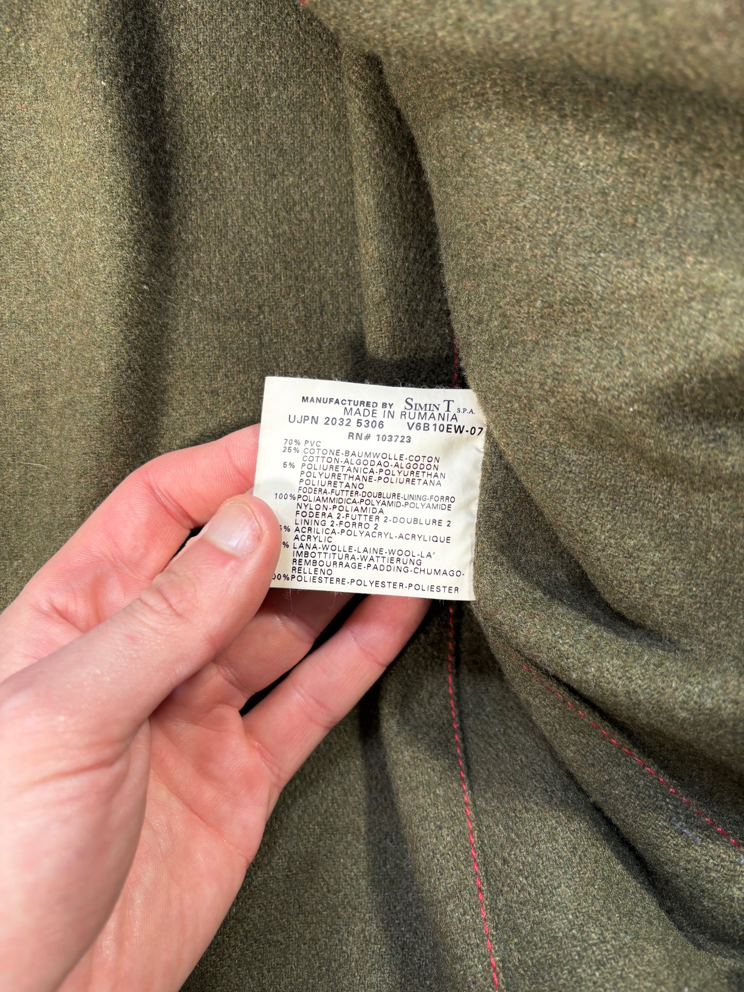 Armani Jeans 00’s Leather Biker Jacket M