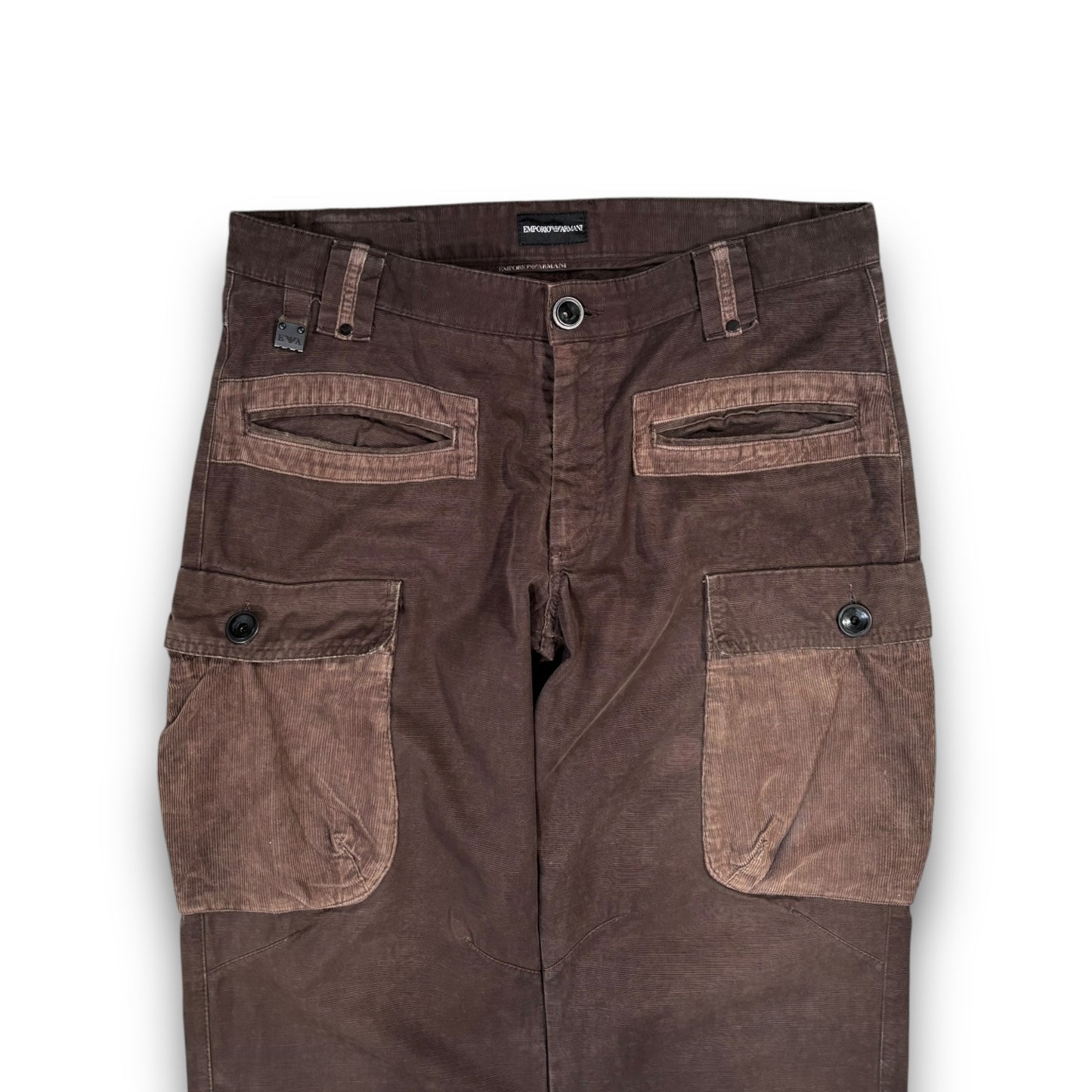 Emporio Armani 00’s Multipocket Workwear Trousers 36x32