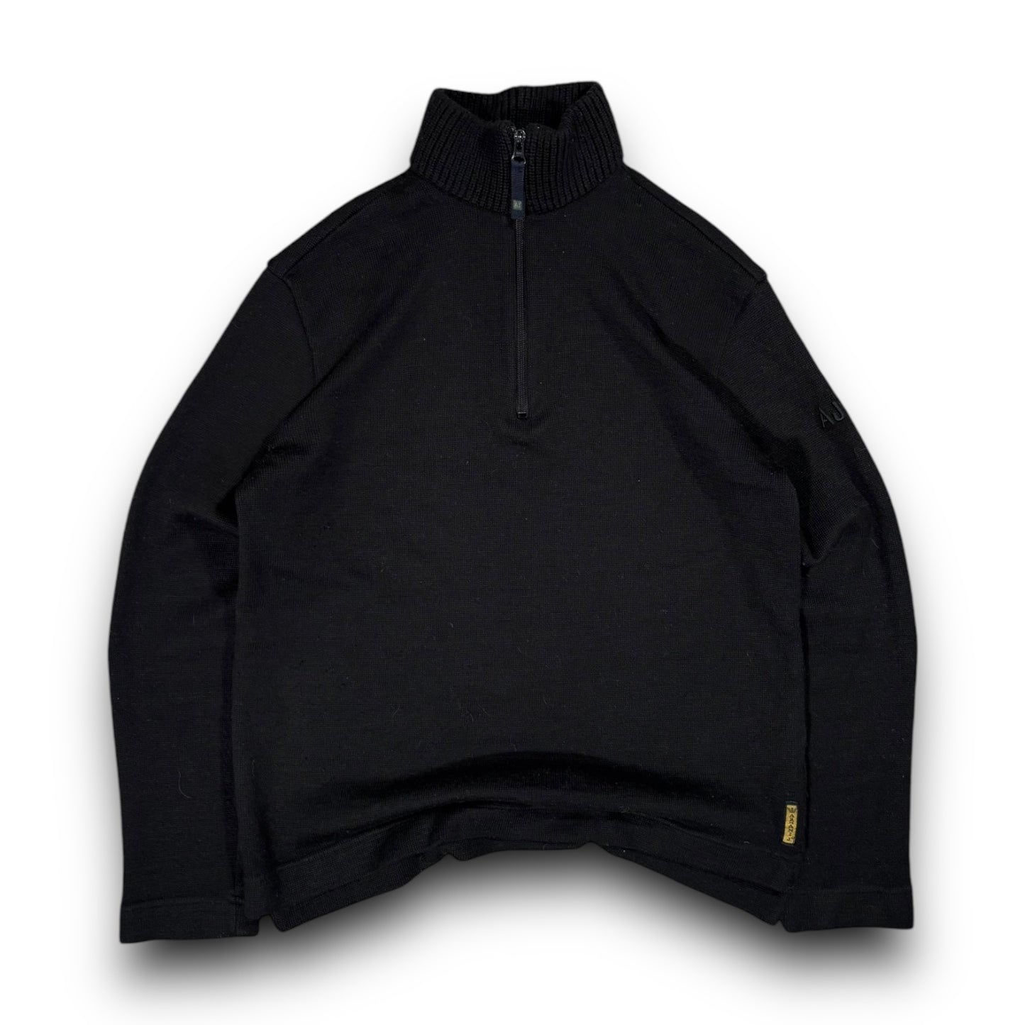 Armani Jeans 00’s Quarter Zip Knit Jumper Small
