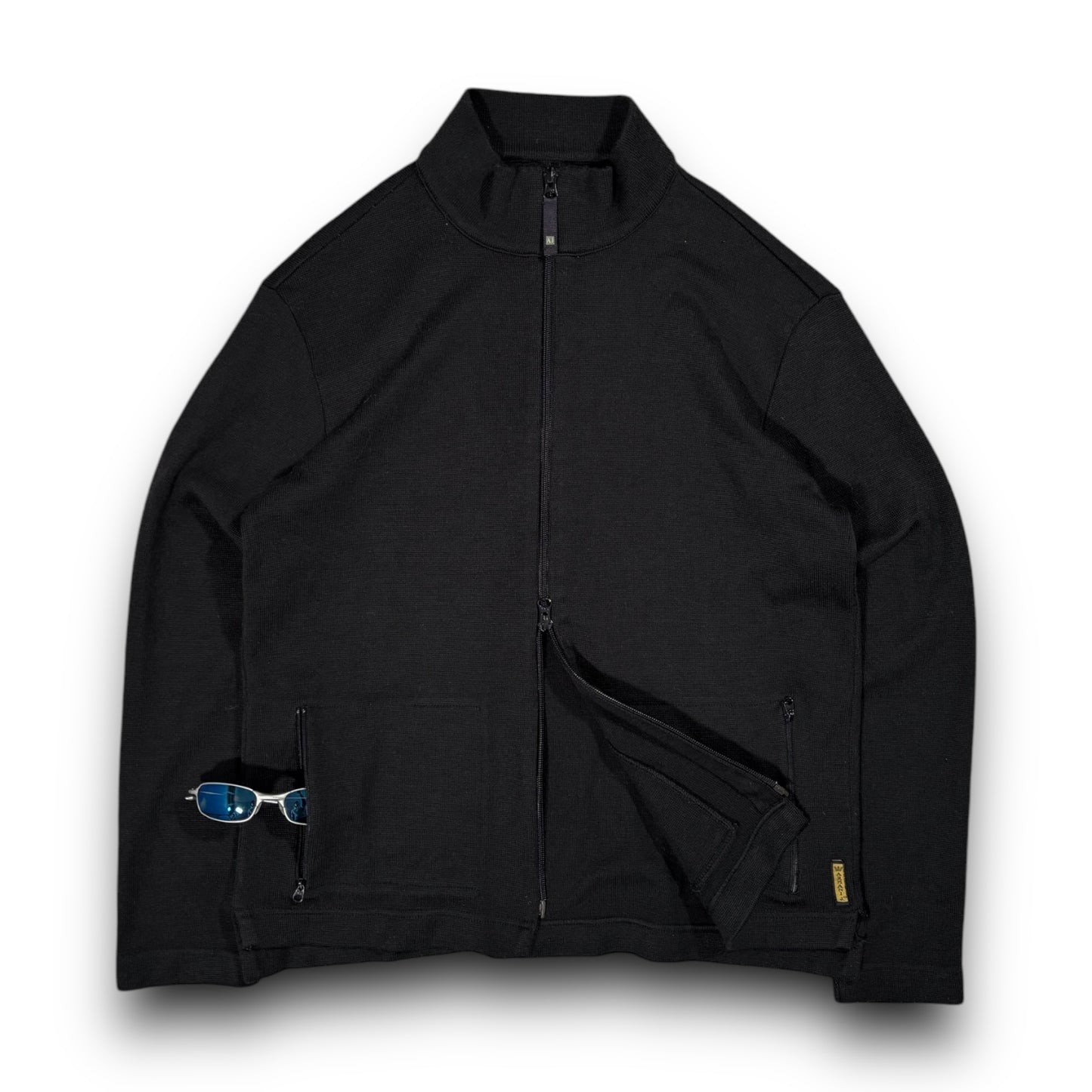 Armani Jeans 00’s Full Zip Knit Jumper Medium