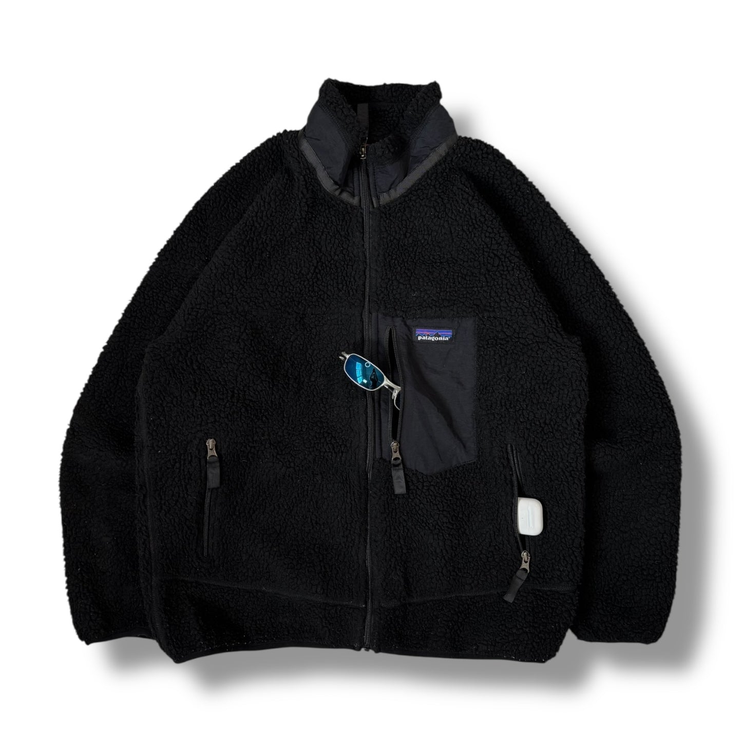 Patagonia Retro X Fleece Black Jacket Medium
