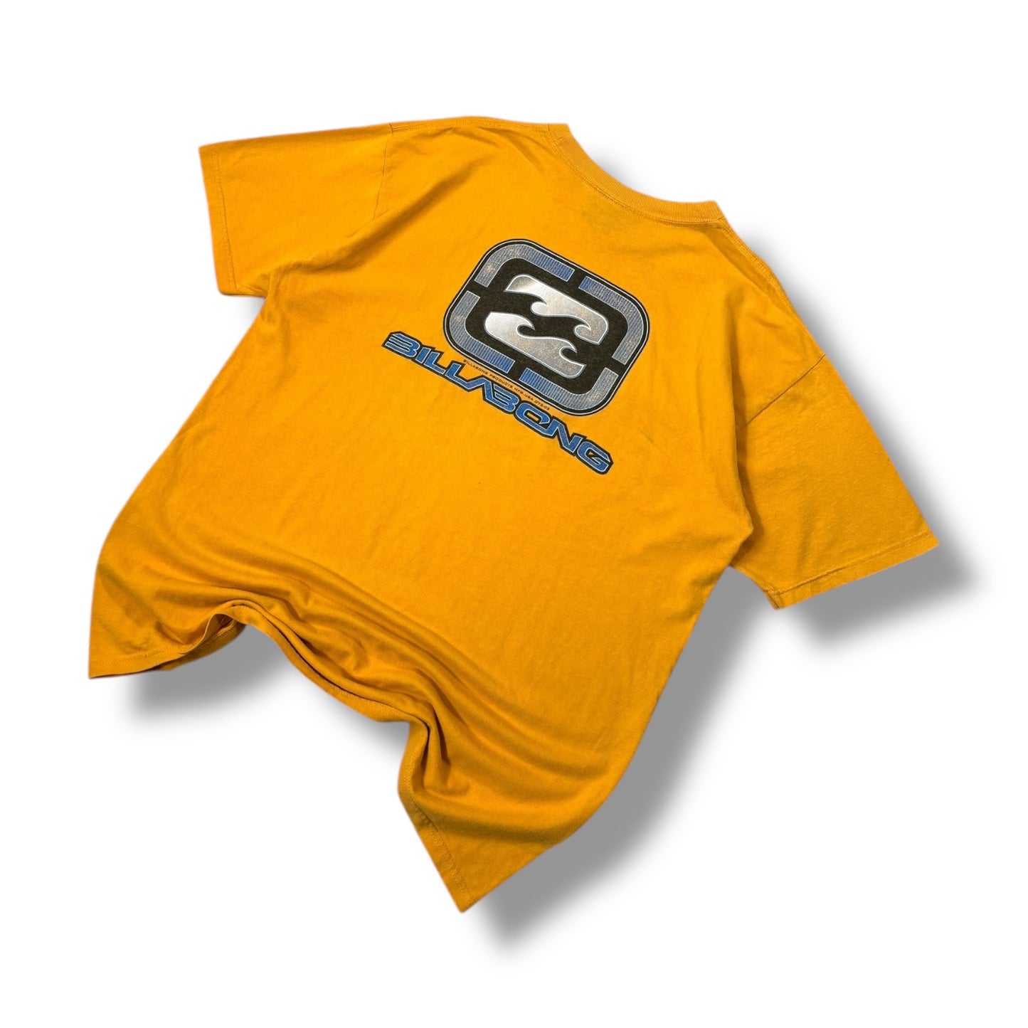 Billabong 00’s Mustard Yellow T Shirt Large
