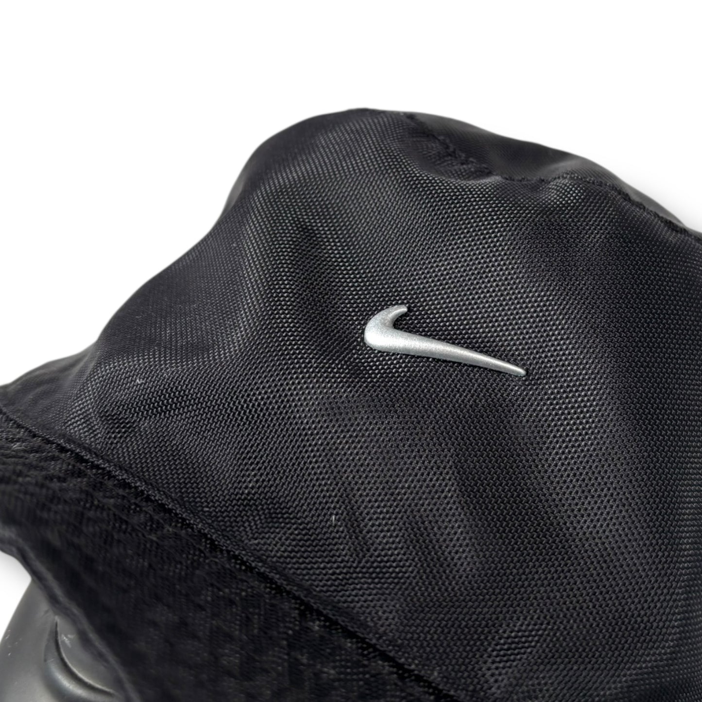 Nike 00’s Black Metal Swoosh Bucket Hat