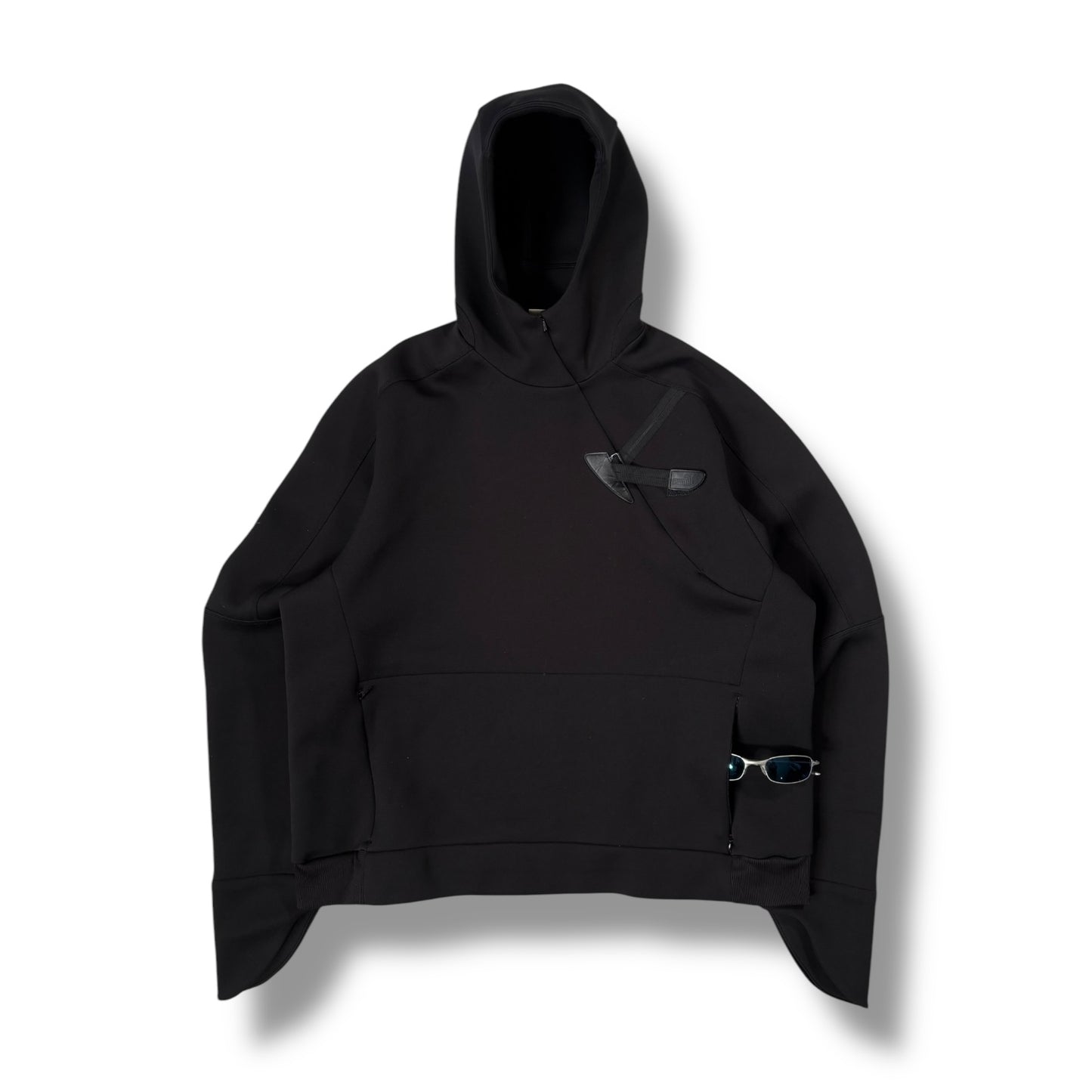 Puma Mostro 00’s Asymmetrical Zipped Hooded Jacket Large