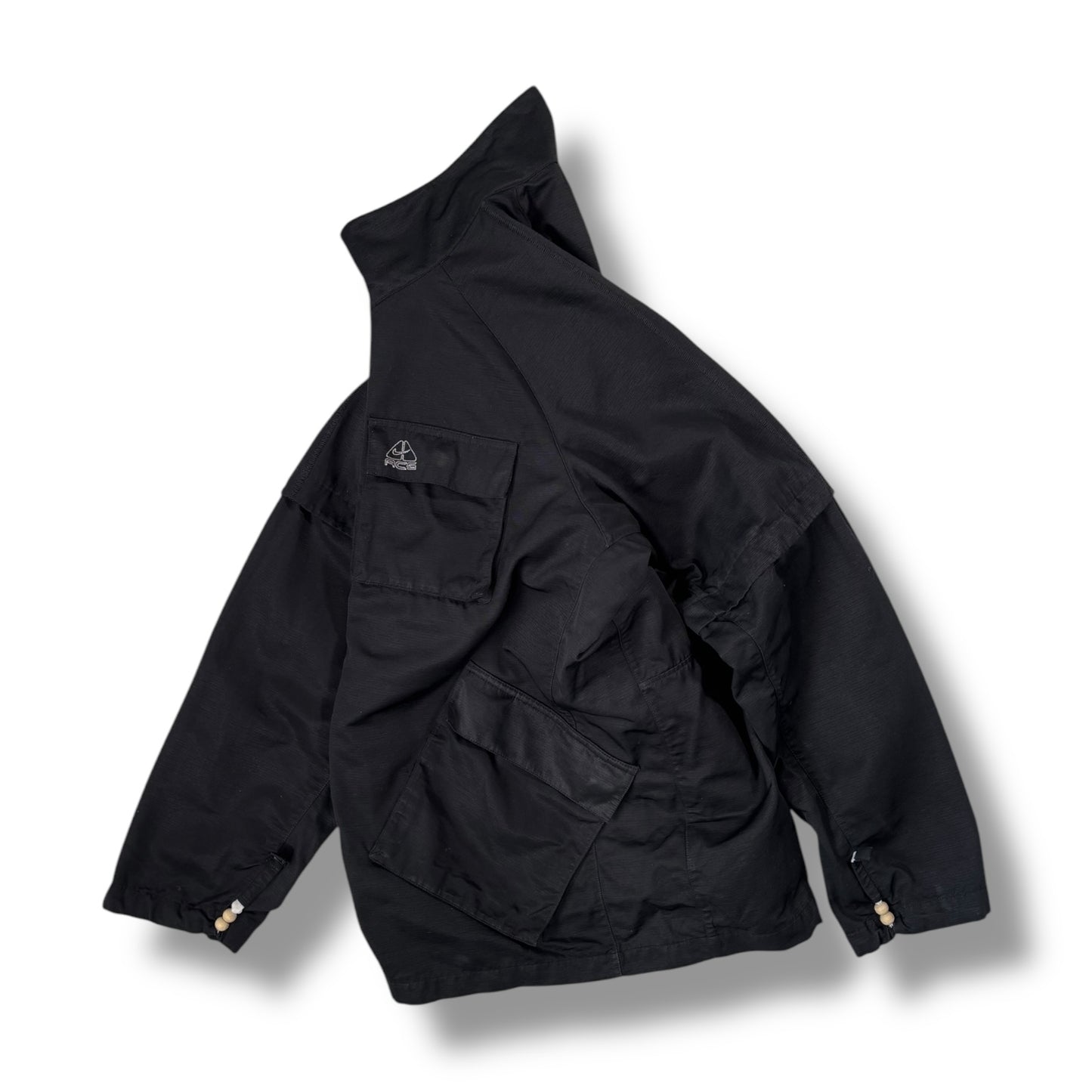 Nike ACG Considered 2007 Pleated Button Up Jacket Large