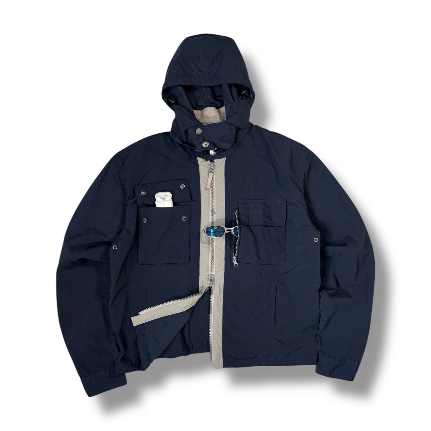 Armani Jeans 00’s Hooded Jacket Large