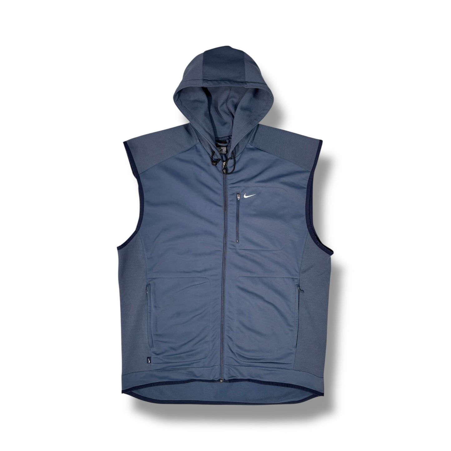 Nike 00’s Hooded Two Tone Vest Large